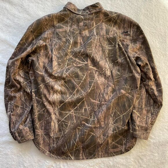 Earthy Camouflage Button Up Shirt - Picture 2 of 5
